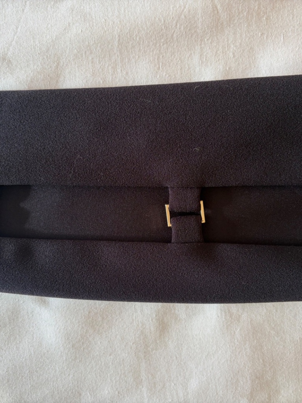 Calvin Klein Black Sheath Dress Buckle Sleeve 10 - Picture 4 of 7